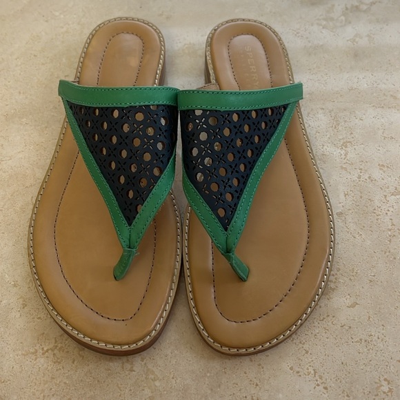 Sperry Top Sider - Size 5, Blue & Green Sandals! Never worn - Picture 8 of 12